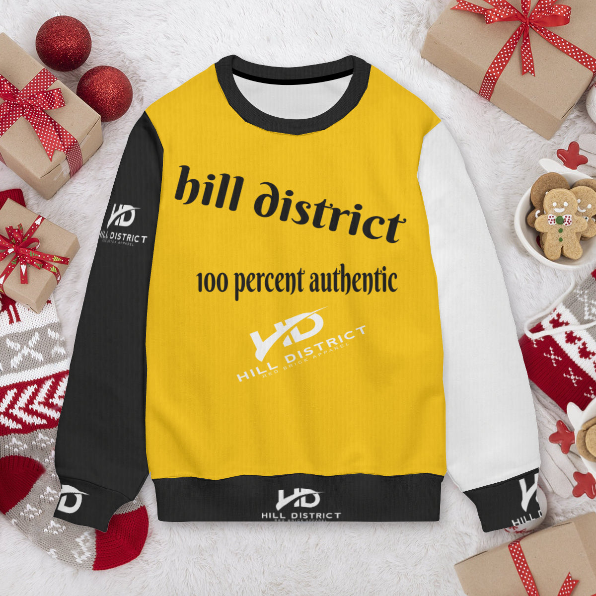 unisex hill district teez store black & yellow edition