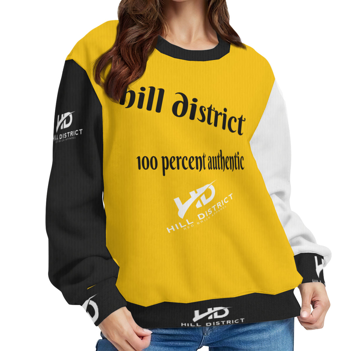 unisex hill district teez store black & yellow edition
