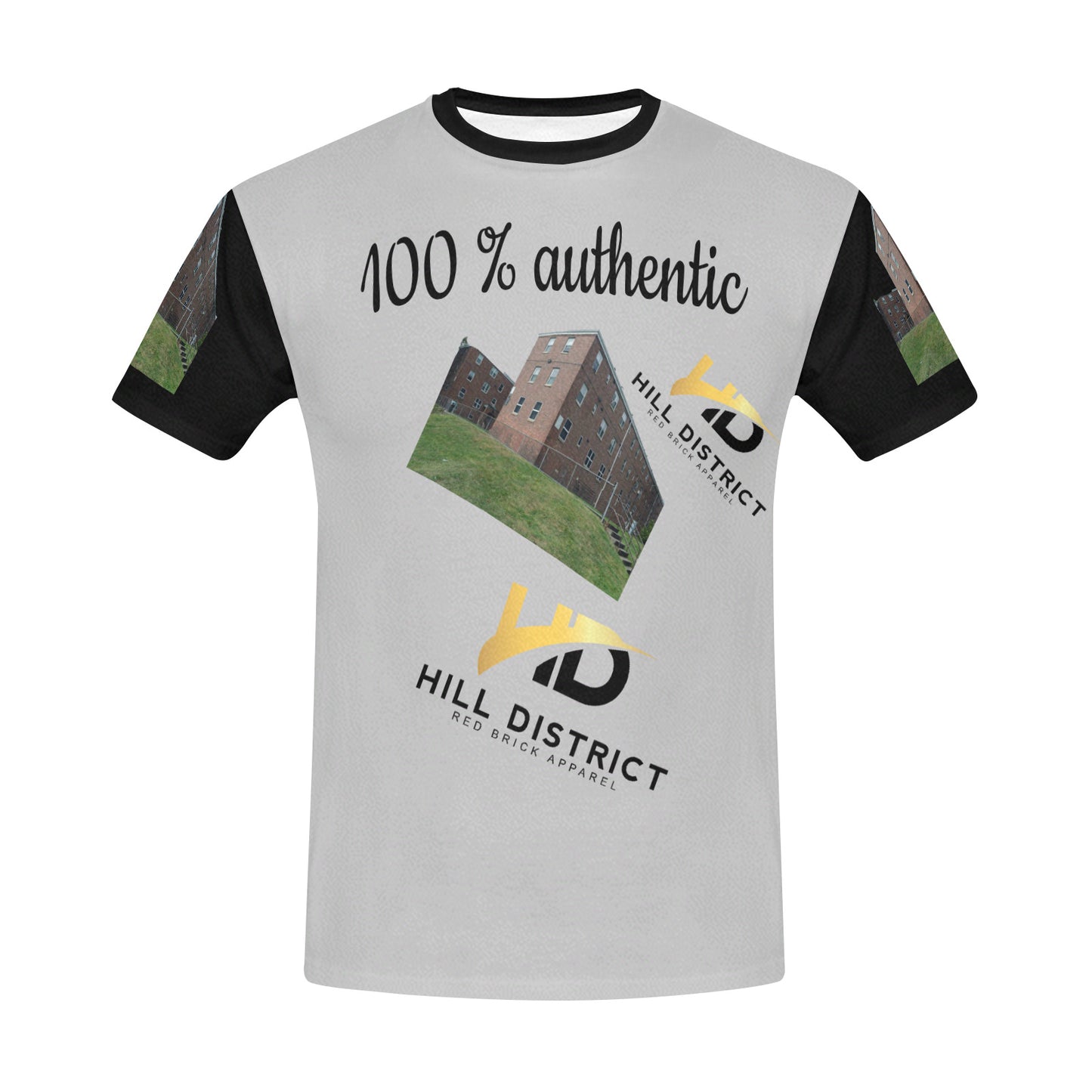 hill district men's all over print crew neck T-Shirt