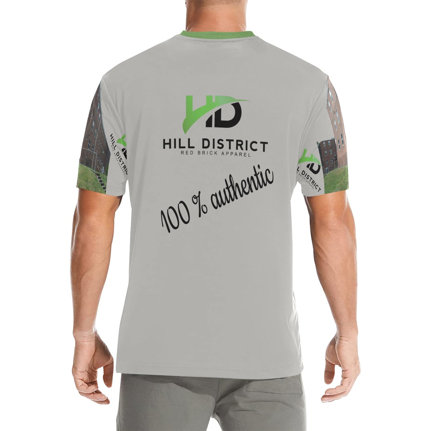 Hill District Teez Men's All Over Print Crew Neck T-Shirt