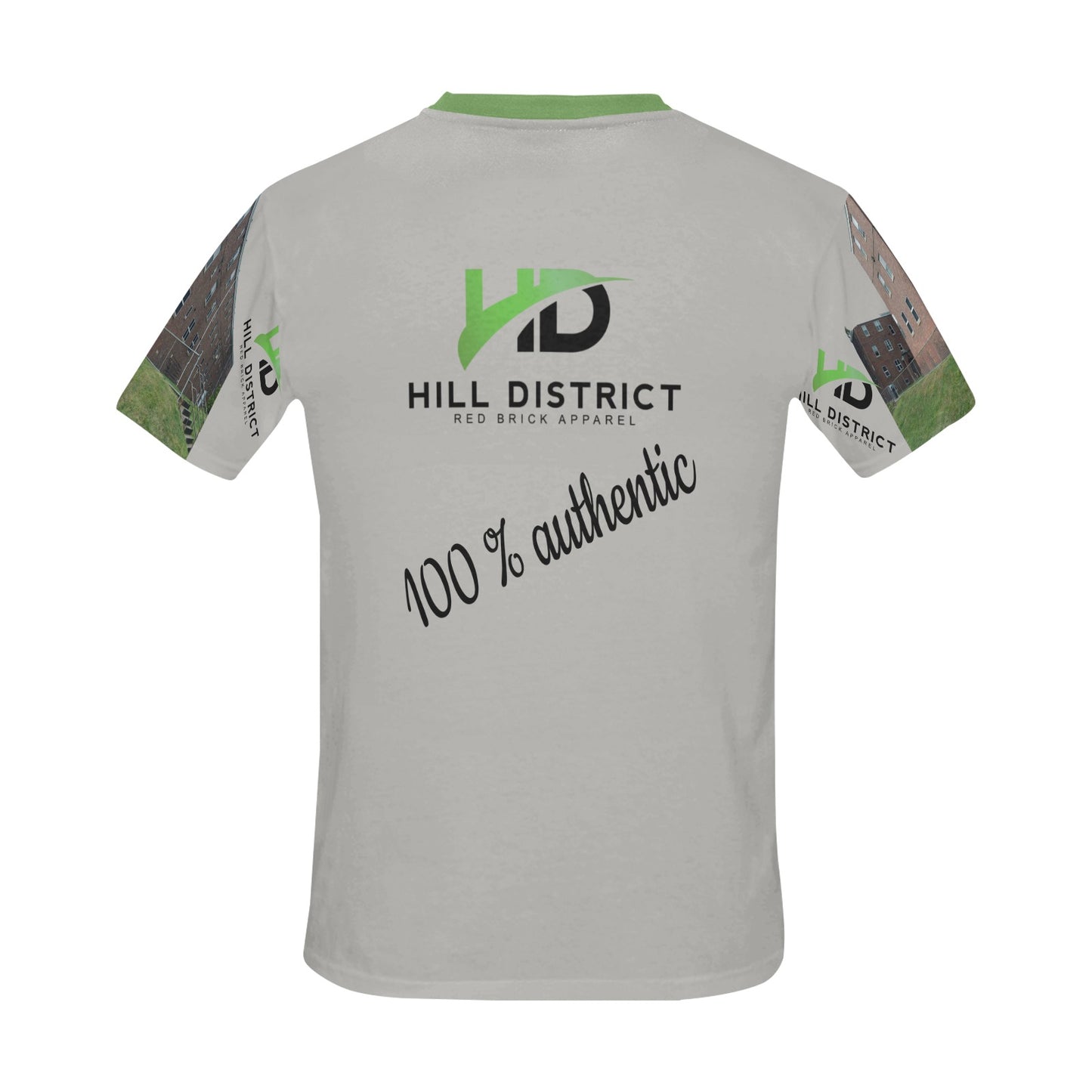 Hill District Teez Men's All Over Print Crew Neck T-Shirt