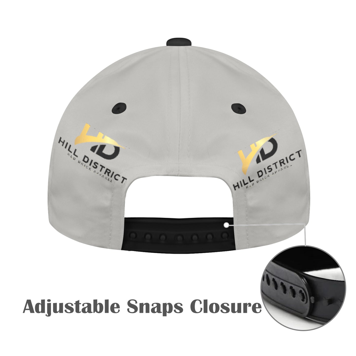 hill district teez all over print snapback Hat