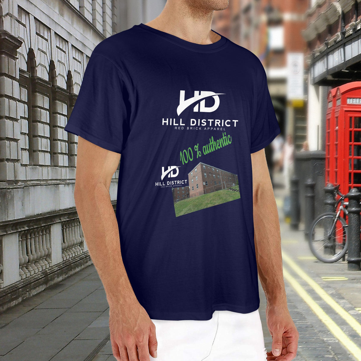 Hill District Teez Men's  Cotton T-Shirt