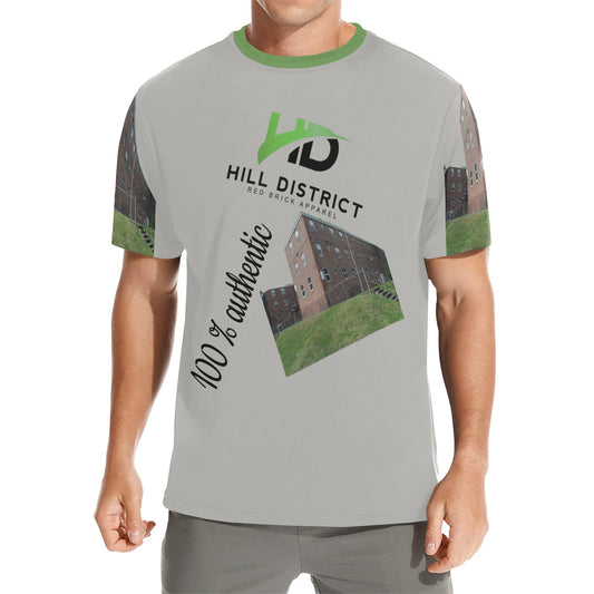 Hill District Teez Men's All Over Print Crew Neck T-Shirt