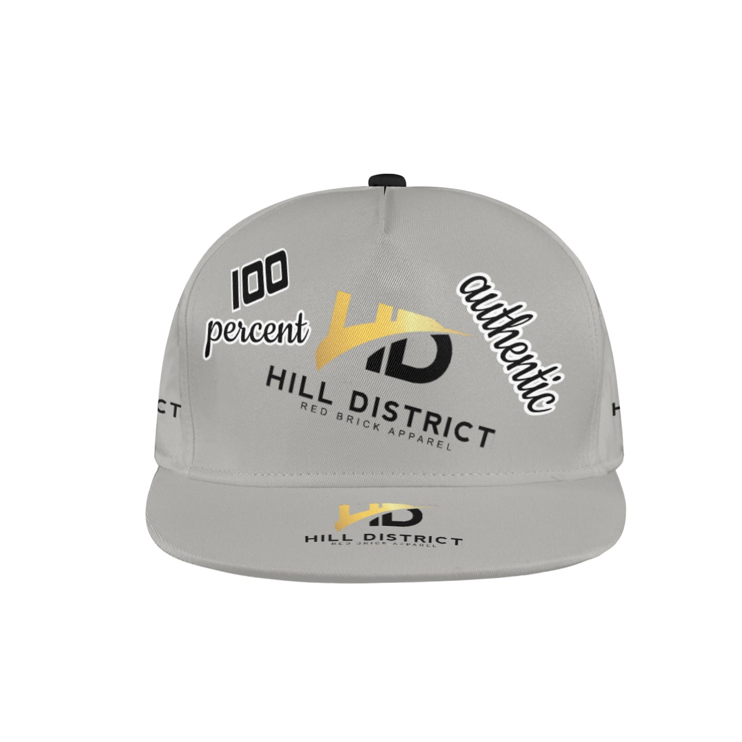 hill district teez all over print snapback Hat