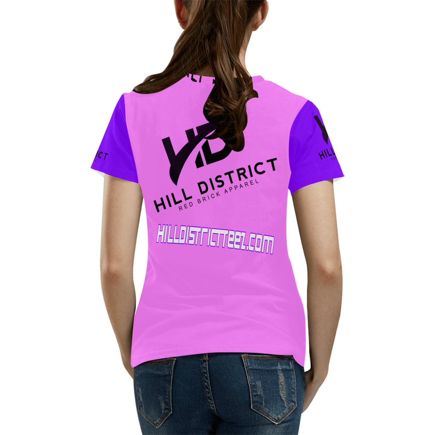 hill district teez store ladies aop t shirt